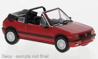 Produktbild von PCX Premium Classics Peugeot 205 Cabriolet, rot, 1986