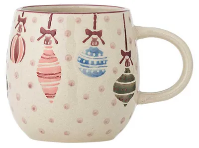 Produktbild von Bloomingville Becher ORNAMENTIA Weihnachtsbecher mit Tannenbaumschmuck