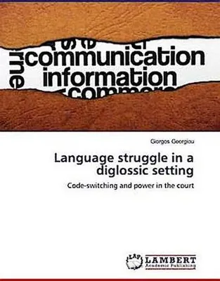 Produktbild von Language struggle in a diglossic setting