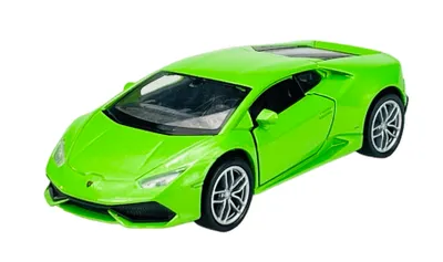 Image de Welly Lamborghini Lamborghini Huracan LP 610-4 Green 1:34-1:39 Die Cast Metal Model New In Box 43694