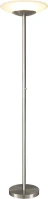 Produktbild von Lindby LED-Stehleuchte Ragna, nickel, Metall, dimmbar
