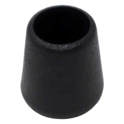 Immagine prodotto di Adsamm® | 16 x tappi per gambe di sedie / Ø 10 mm / per tubi rotondi Ø 10 - 11 mm / nero / rotondo / guide per sedie in acciaio tubolare