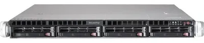 Image de bluechip SERVERline R31309s – Serveur rackable 1U, AMD EPYC 4124P, 32 Go de RAM, 2 × 960 Go SSD, 2 × Gigabit Ethernet