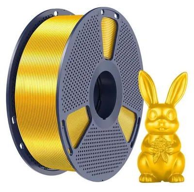 Produktbild von Sunlu PLA+ Silk Filament, 1,75mm, 1kg - Farbton: Light Gold