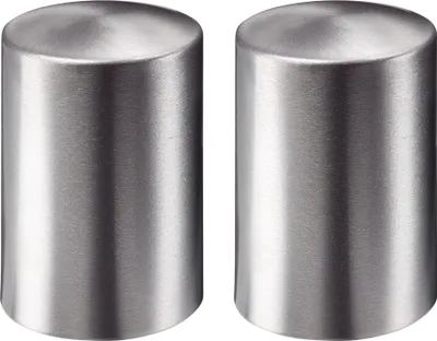 Produktbild von Flaschenöffner 2er Set 'Push' - Flaschenöffner mit Push Up Funktion in Edelstahl Optik aus Aluminium - 2er Set silber