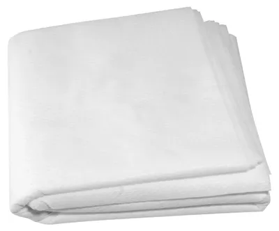 Produktbild von FMprofessional Einweg-Passiertuch 75 x 75 cm, reißfestes Siebtuch zum Passieren von Fruchtsaft & Marmelade, zuschneidbares Durchseihtuch - sehr hygienisch (Farbe: Weiß), Menge: 1 x 5 Stück