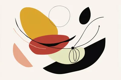 Produktbild von Plakat 91,5x61cm Geometrische Krümmung