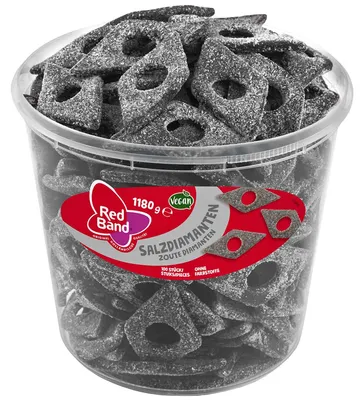 Produktbild von Red Band Salzdiamanten Lakritz 100 Stück, 1150g