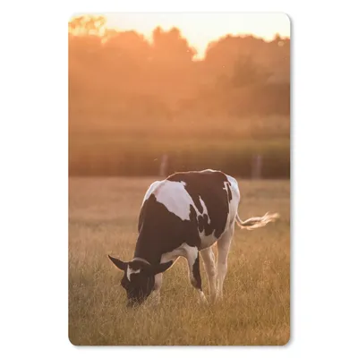 Produktbild von MuchoWow® Mauspad Mousepad Kuh - Sonne - Tiere 18x27 cm - Mousepads - Maus Mat - Pad - Mausunterlage
