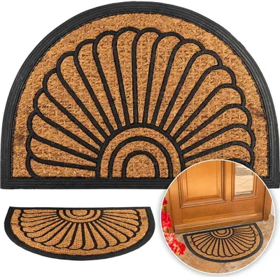 Immagine prodotto di Deco4Home zerbino antipolvere 40x60cm | Zerbino |
Mezzo tondo | Marrone/Nero