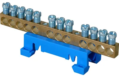 Produktbild von KOPP Neutralleiter Klemme Schnellbefestigung 12P Blau