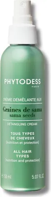 Image de Crème Démêlante aux Graines de Sama - Soin pour Tous Types de Cheveux 150ml - Nutrition, Protection, Démêlage Facile et Cheveux Doux et Brillants