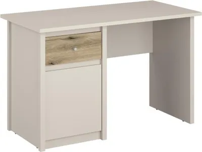 Zdjęcie produktu dla Kondela Biurko Karos 1D1S/120 - kaszmir / dąb evoke