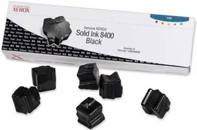 Productafbeelding van Xerox 108R00608 Permanente inkt - Zwart - Permanente inkt - 3400 pagina's - Verpakking van 6 stuks