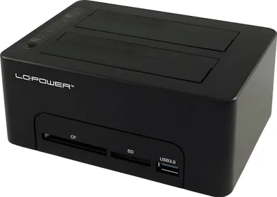 Produktbild von LC-Power LC-DOCK-U3-CR HDD docking station CF/SD card r
