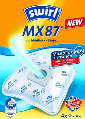 Immagine prodotto di Swirl MX 87 MicroPor original: 4 sacchetti per aspirapolvere in microfibra di
