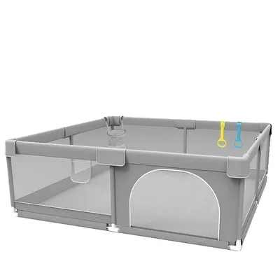 Produktbild von Spielplatz, Sicherheitsbarriere, vielseitige Verwendung, hellgrau150200