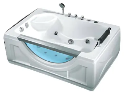 Produktbild von Wanne Badewanne Massagewanne Acrylwanne Whirlpool Komfortwanne 152x101 cm