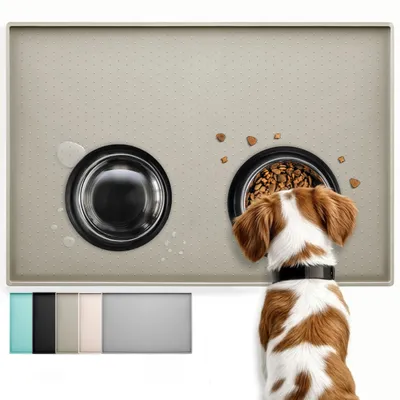Productafbeelding van Omgoods - Siliconen Voerbakmat voor Honden en Katten met Antislip