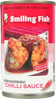 Produktbild von Smiling Fish Gebratene Makrele mit Chili 155g