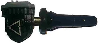 A single tire pressure monitoring system sensor is shown against a white background.