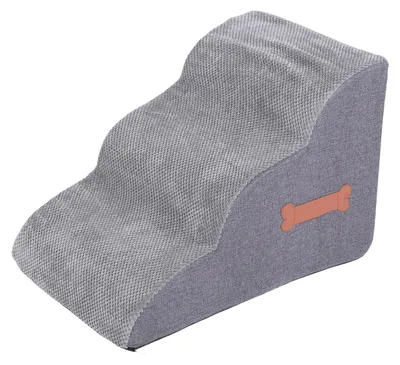 Obrázek produktu pro Schůdek pro psy, protiskluzový design, odnímatelný potah, ŠEDÁ barva