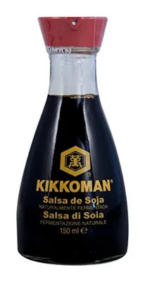 Zdjęcie produktu dla Sos sojowy - Shoyu, Kikkoman, butelka stołowa z dzióbkiem, Japonia, 150 ml