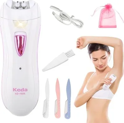 Produktbild von Epilierer Gesichts, Kabellose Damen zur Gesichts & Körperhaarentfernung, Elektrischer Mini-Epilierer mit LED-Licht Bikini Trimmer für die Körper