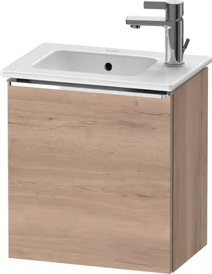 Immagine prodotto di Duravit D-Neo lavabo suspendu, 410x440x274mm, 1 porte, charnières à gauche, avec poignée chromée, DE4259L10550000, DE4259L10550000