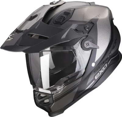Zdjęcie produktu dla Kask motocyklowy SCORPION ADF-9000 AIR TRAIL matowy czarny/srebrny S