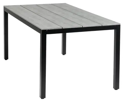 Produktbild von Gartentisch | Limasol 160 x 90 cm | Polywood & Aluminium | Grau