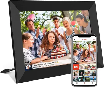 Produktbild von Digitaler Fotorahmen FRAMEO 10", WI-FI, Touchscreen, 32 GB