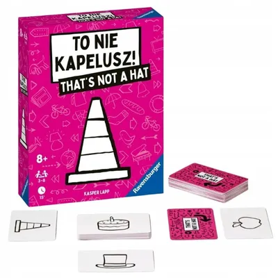 Produktbild von Ravensburger Ist Kein Hut! Gesellschaftskartspiel Für 3–8 Spieler Auf Polnisch