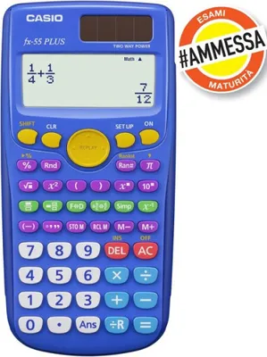Produktbild von Casio Wissenschaftlicher Taschenrechner FX55 PLUS - 240 Funktionen, DOT/LCD-Anzeige