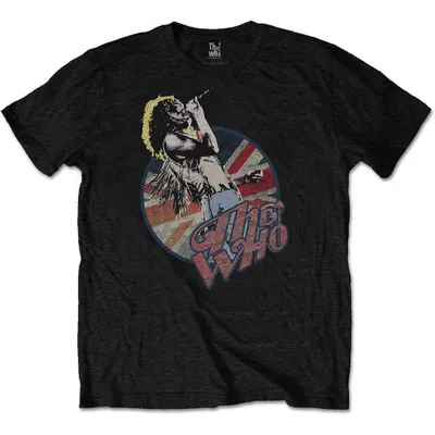 Zdjęcie produktu dla The Who Roger Vintage Pose Black L Koszulka