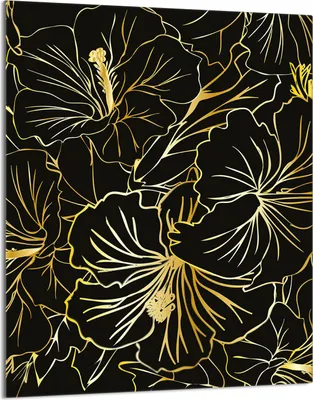 Produktbild von Glasschneidebrett 40x52 Blumen