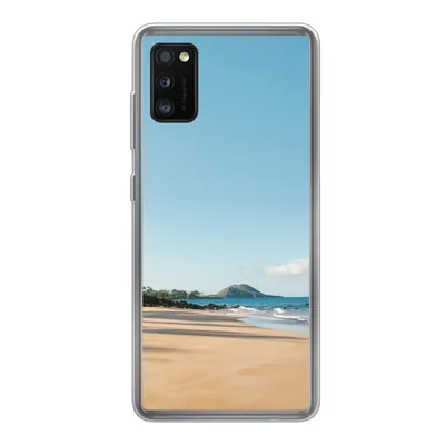 Produktbild von MuchoWow® Handyhülle Schutzhülle Hülle für Samsung Galaxy A41 Strand - Sommer - Palmen Silikon Softcase Handy Hülle - Mobiltelefon