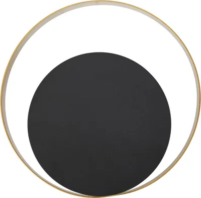 Image de Mauro Ferretti Applique Shuttle E14 25x8x25 cm or noir
