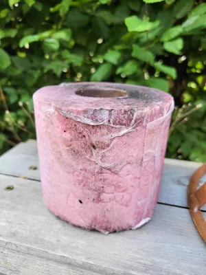 Produktbild von wachsgetränkte Klorolle für Gartenfackeln