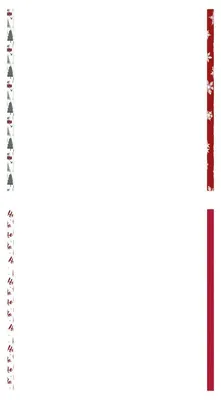 Produktbild von Weihnachts-Geschenkpapier-Set, rot, 200 x 70 cm