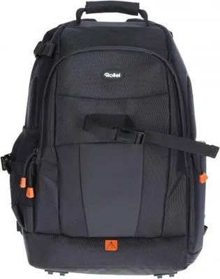 Produktbild von Rollei Fotoliner, Rucksackhülle, Jede Marke, Schwarz, Orange