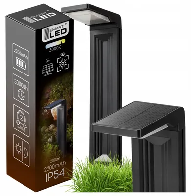 Produktbild von Smartled Solarlampe Garten Speerleuchte LED 3000K Dämmerungssensor