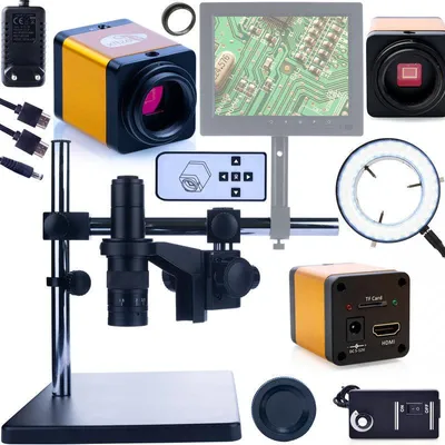 Obrázok produktu pre Digitálny mikroskop – Profesionálny stereomikroskop – S 12MP kamerou – 7x-45x zoom