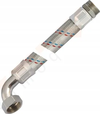Produktbild von IBO | Antivibrationsschlauch - 80 cm - 1 Zoll - Flexibel - Wasserbeständig - Metallgewebe