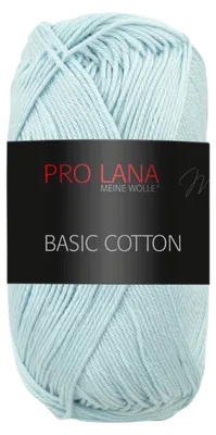 Produktbild von Pro Lana Basic Baumwolle 50g 57 wasserblau