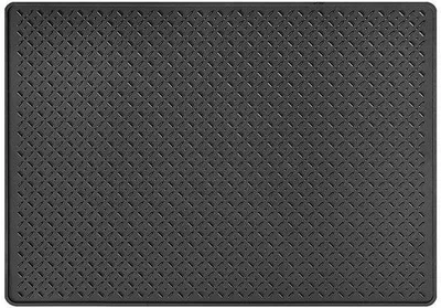 Image de Tapis en silicone pour cuisinière à induction, résistant à la chaleur, tapis de table, anti-brûlures, tapis de friture, tapis de cuisine, noir, antidérapant