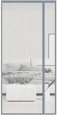 Immagine prodotto di Protezione magnetica contro le mosche per porte - Resistente e facile da montare - 90 x 210 cm