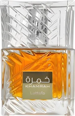 Imagen del producto de Lattafa Khamrah, Unisex, 100 ml, Flüssiges Parfüm, Cognac, Tonka Bean, Cinnamon and Oak, Vanilla , Praline and Sandalwood