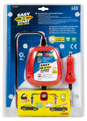 Obrázok produktu pre Lampa Easy 2 Start, štartér a nabíjačka batérie, 12V