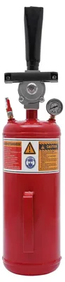 Produktbild von Reifenpumpe - Tragbarer Reifenfüller - 8 l - Maximaldruck 1 MPa/145 PSI - Betriebsdruck 0,6–0,8 MPa - Metall - Rot